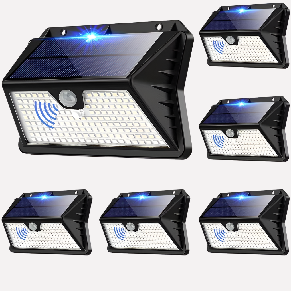 Zewnętrzne solarne czujniki ruchu