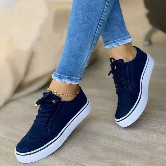 Damskie sneakersy sznurowane