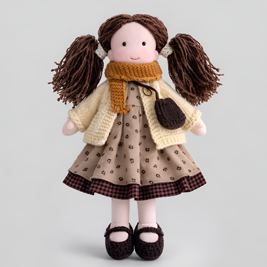 Ręcznie robiona lalka waldorfska