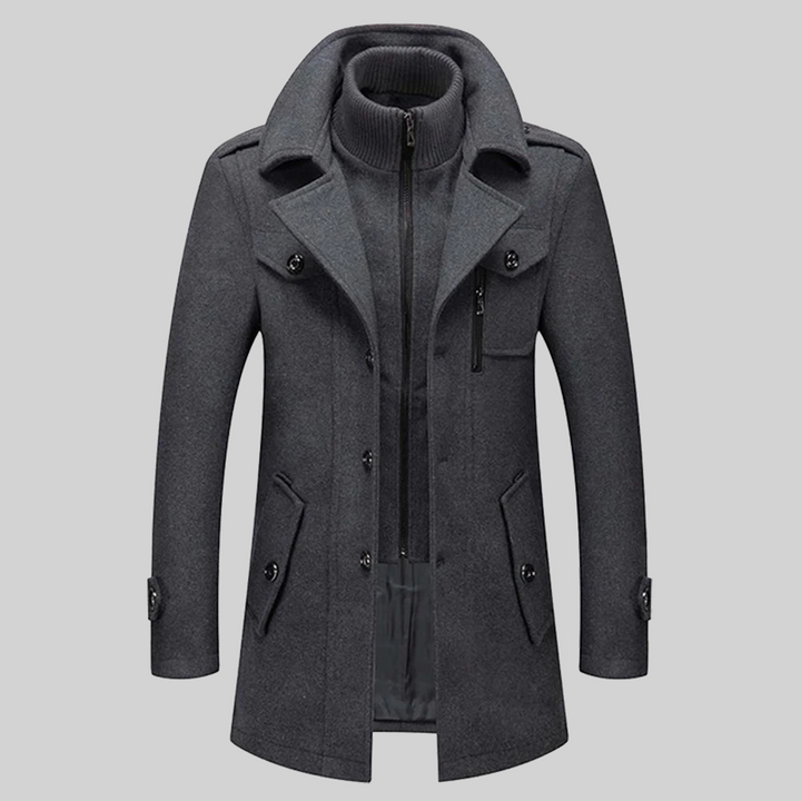 Męski płaszcz – modny design z nowoczesnym urokiem