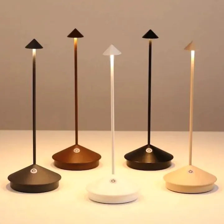 Bezprzewodowa lampa LED | Ściemniana lampa dotykowa na baterie
