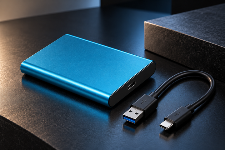 Przenośny dysk SSD 30 TB z wytrzymałą obudową