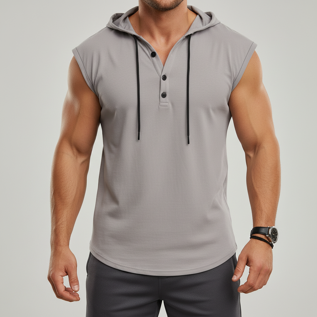 Bezrękawnik henley - AeroVibe