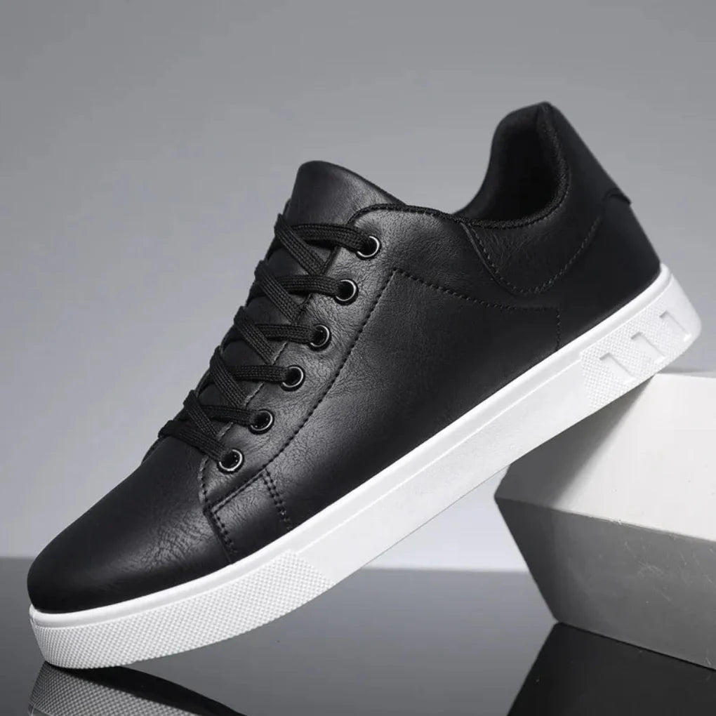 Męskie skórzane buty w klasycznym designie