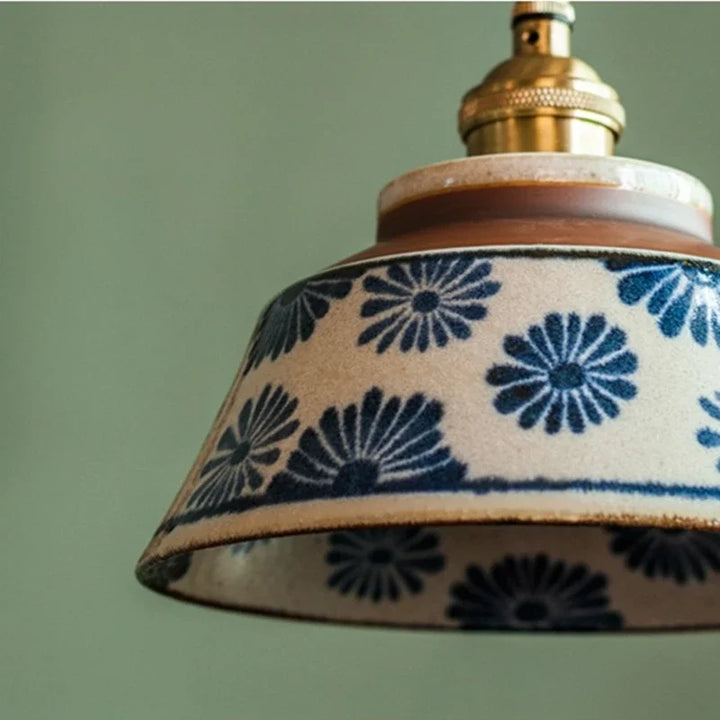 Ronja – ręcznie malowana ceramiczna lampa wisząca