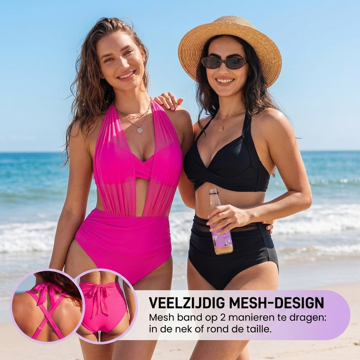 Sabine™ | Bikini 2 w 1 z Wysokim Stanem Modelujące Brzuch