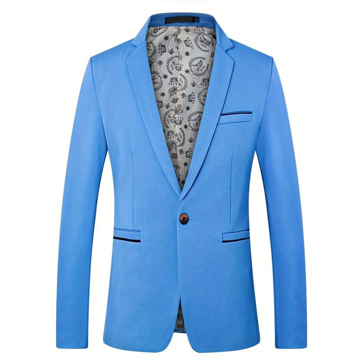 Elegancka męska marynarka o dopasowanym kroju dla nowoczesnego dżentelmena