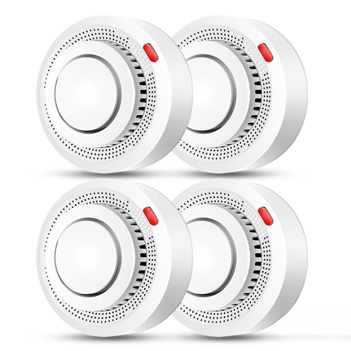 Inteligentny czujnik dymu WiFi z alarmem pożarowym 85 dB – SafeSense