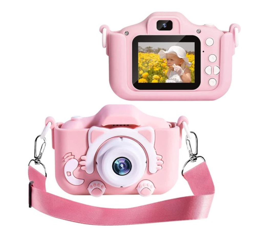 Mini kamera cyfrowa HD z etui ochronnym dla dzieci