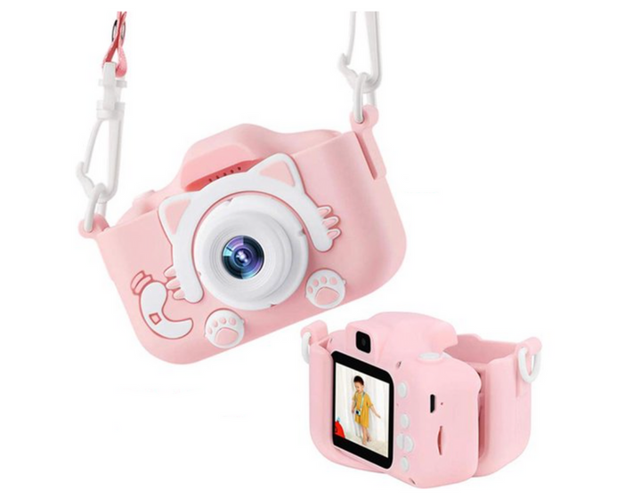 Mini kamera cyfrowa HD z etui ochronnym dla dzieci