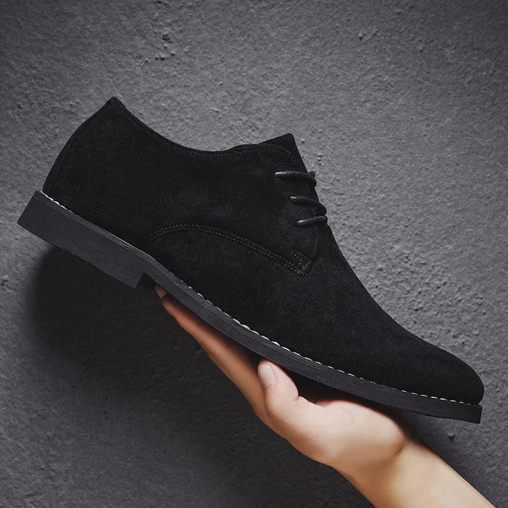 Męskie zamszowe buty oxford