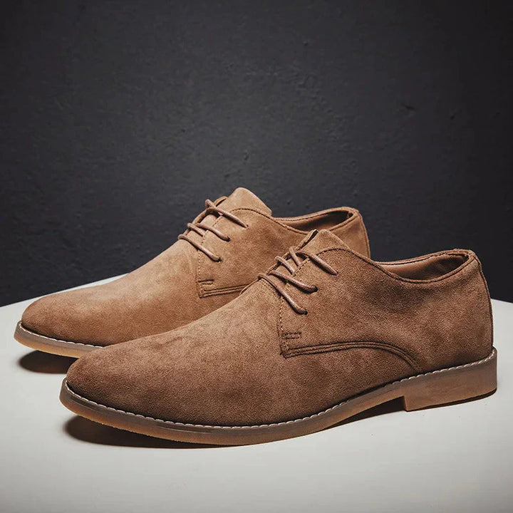 Męskie zamszowe buty oxford