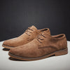 Męskie zamszowe buty oxford