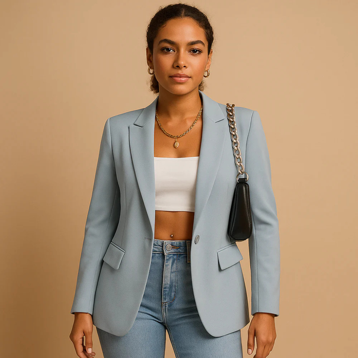 Elegancki dopasowany blazer damski