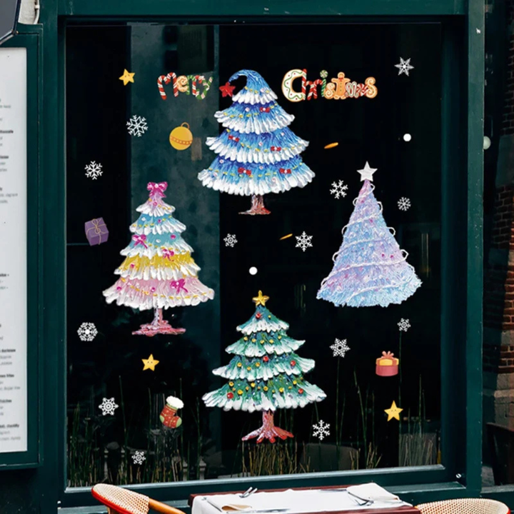 Naklejki okienne – wydanie świąteczne