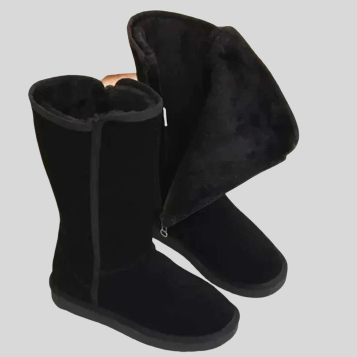 Damskie zimowe buty zamszowe
