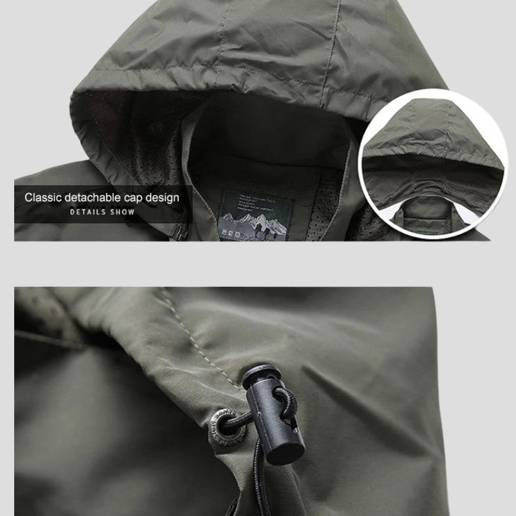 Męska kurtka softshell na zimę, z funkcjami outdoorowymi