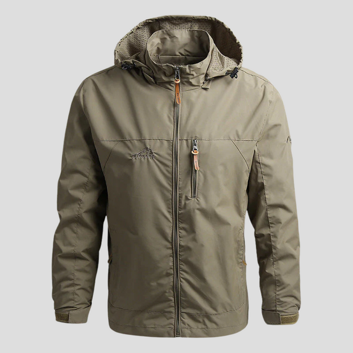 Męska kurtka softshell na zimę, z funkcjami outdoorowymi