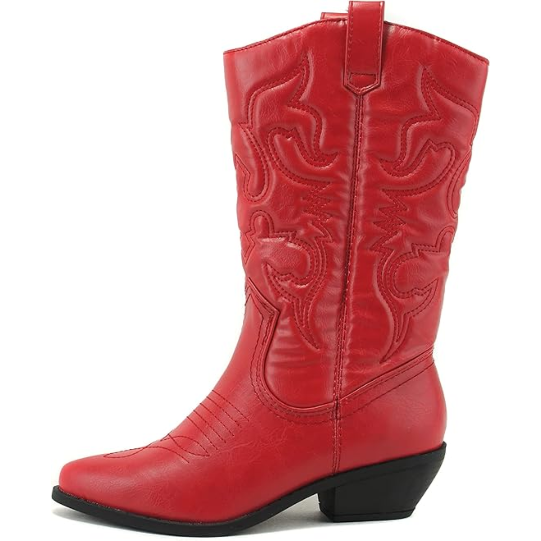 Stylowe kowbojki western z noskiem w szpic - Gracia