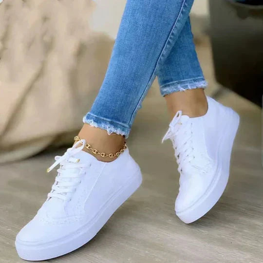 Damskie sneakersy sznurowane