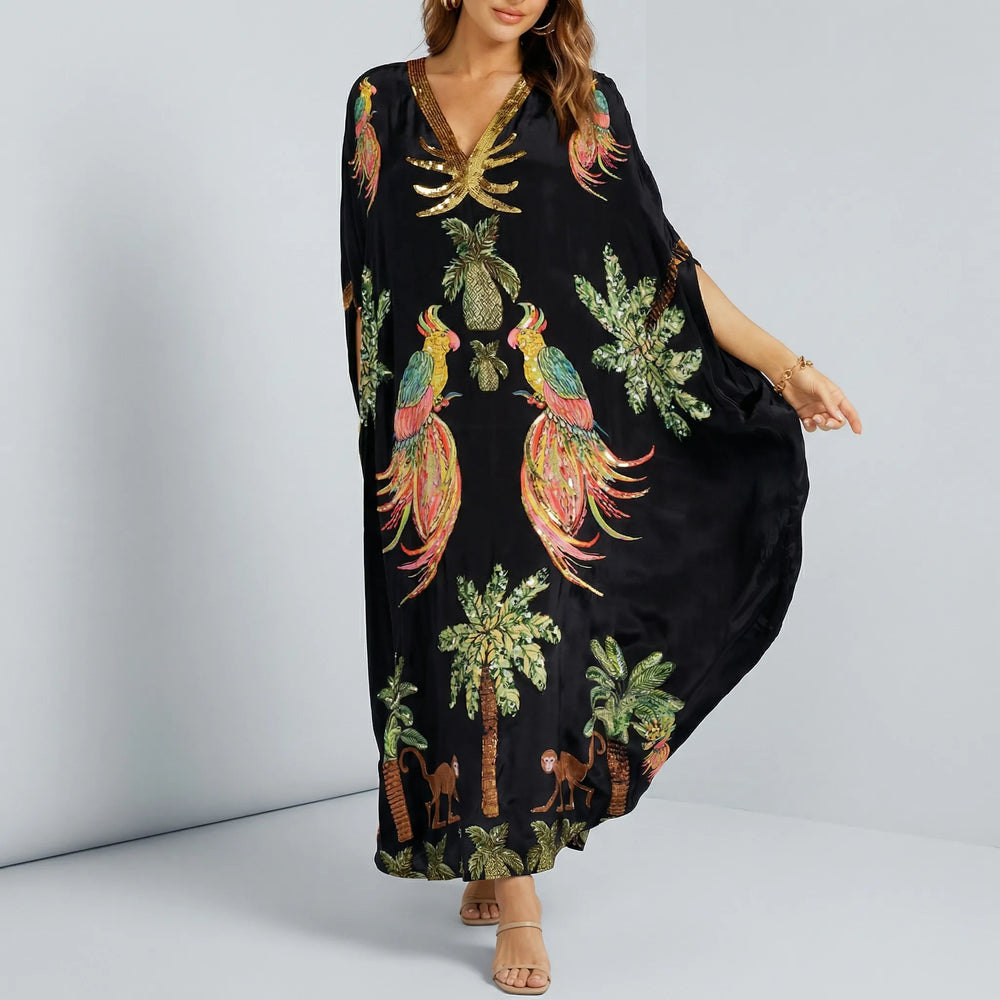 Szeroki kaftan do kostek - Luana
