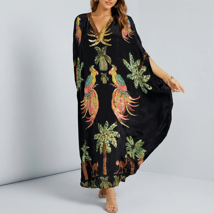 Szeroki kaftan do kostek - Luana
