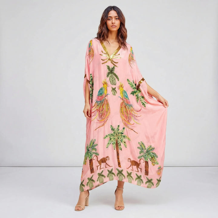 Szeroki kaftan do kostek - Luana