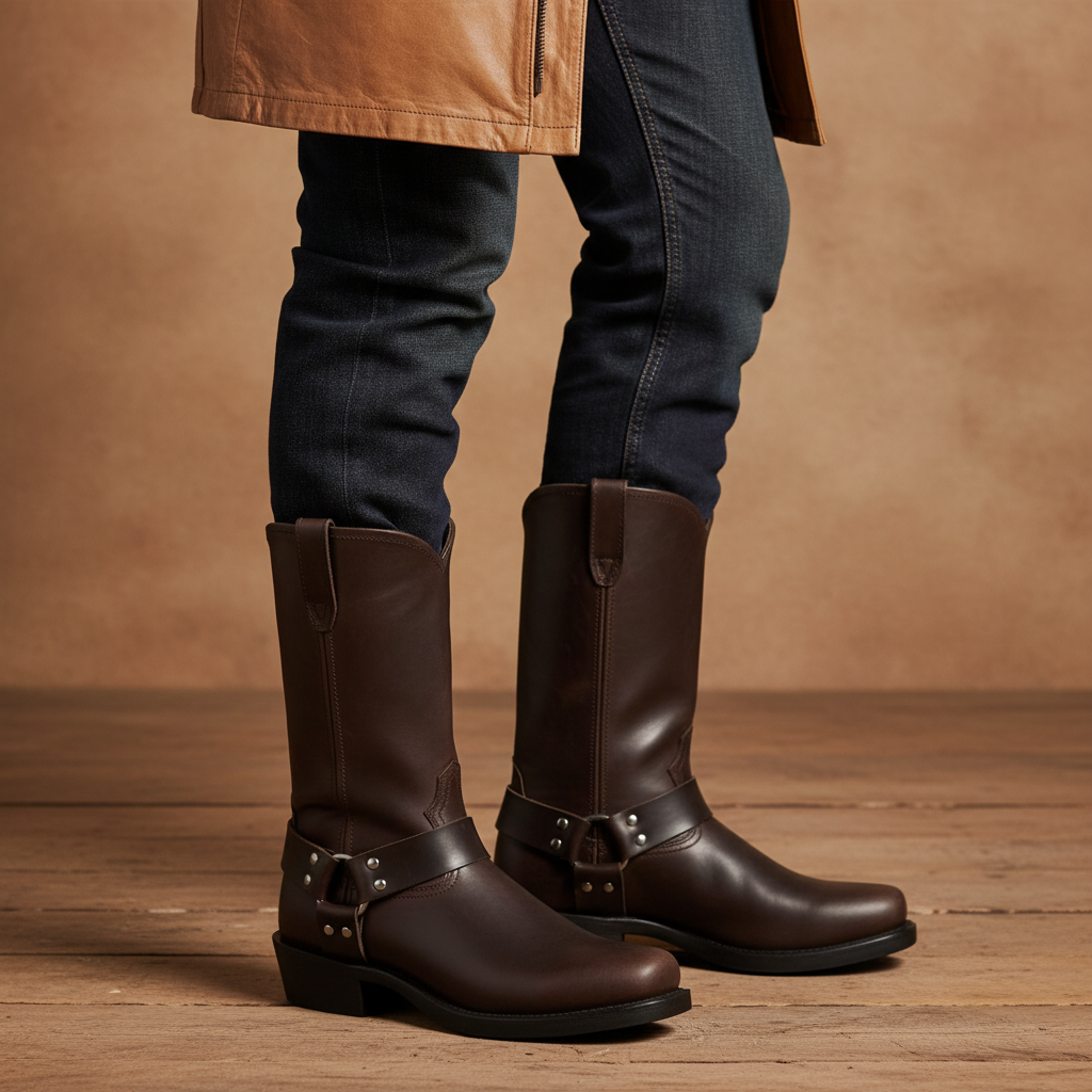 Męskie kowbojki w stylu western - Ryan