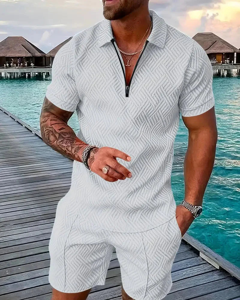 Letni dres z zamkiem pod szyją