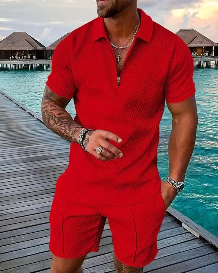 Letni dres z zamkiem pod szyją