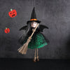 Halloweenowa Dekoracja Wisząca Miotła Czarownicy