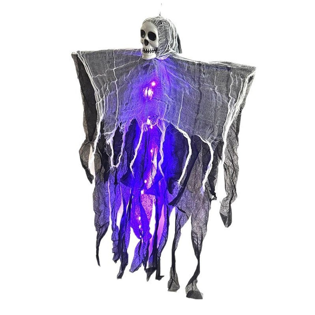 Dekoracje Halloween Horror Wisząca Czaszka Duch Szkielet Rekwizyt Idealny Do Domu Ogrodu Przyjęcia Dekoracje Festiwalowe — zdjęcie 9