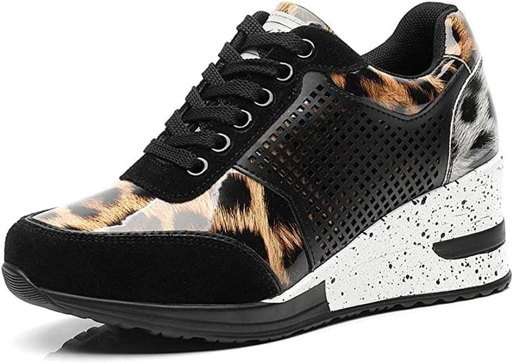 Damskie sneakersy na wysokim koturnie