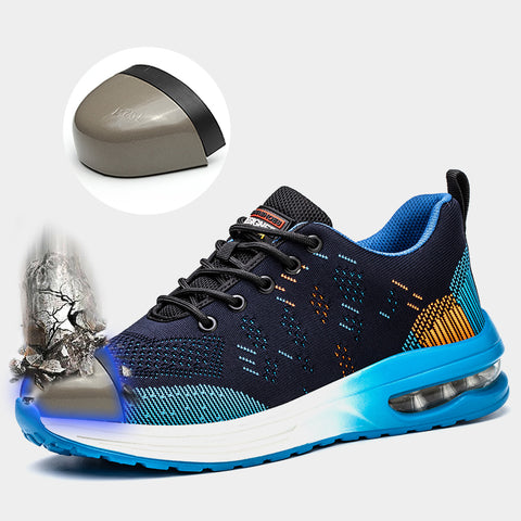SafeSneakers Air – niebieskie trampki BHP