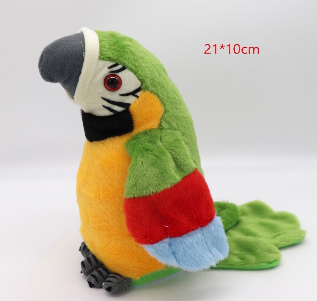 Gadająca papuga pluszowa - Squawkie