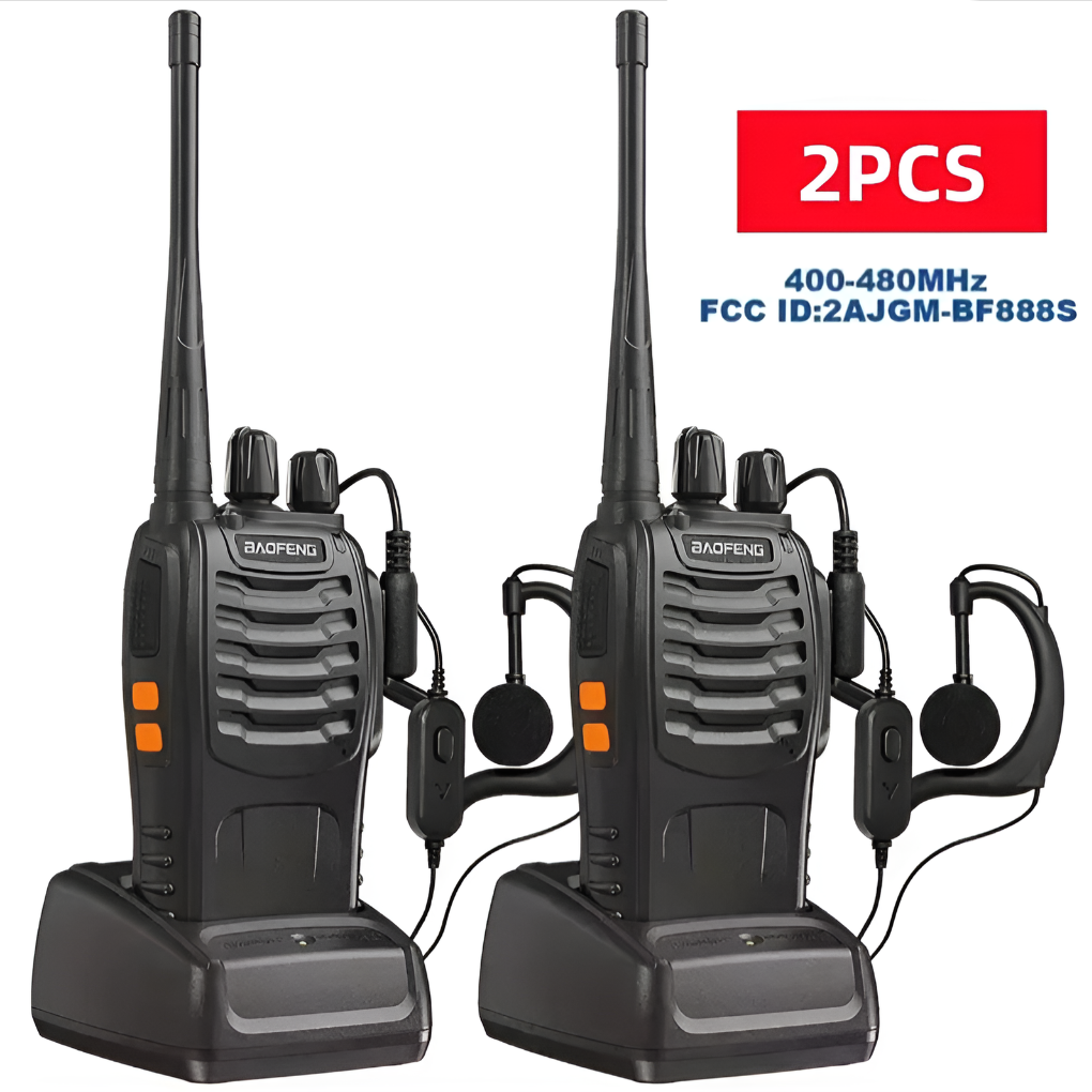 Krótkofalówki walkie-talkie ładowane przez USB
