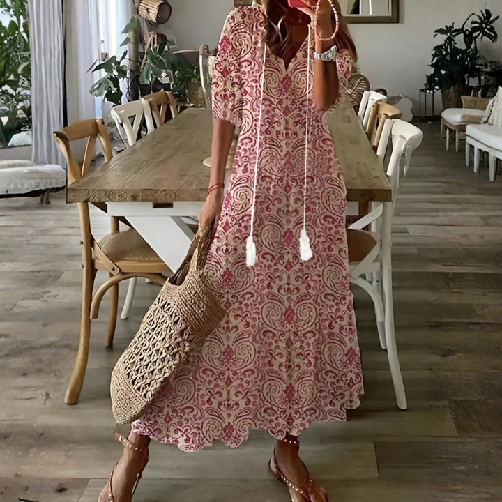 Damska sukienka maxi boho