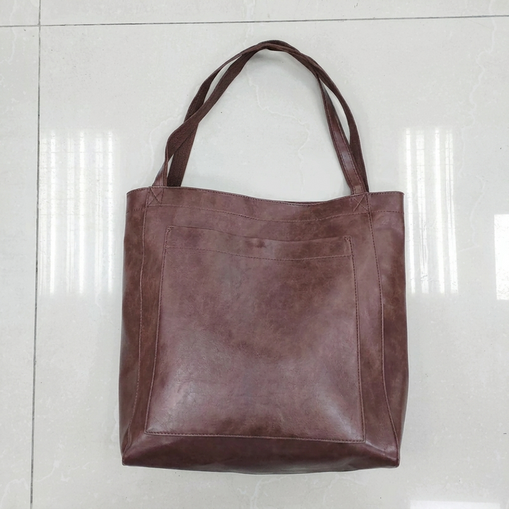 Elegancka damska skórzana torba shopper