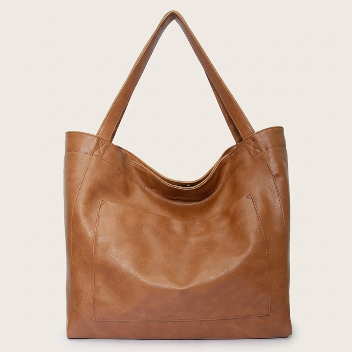 Elegancka damska skórzana torba shopper