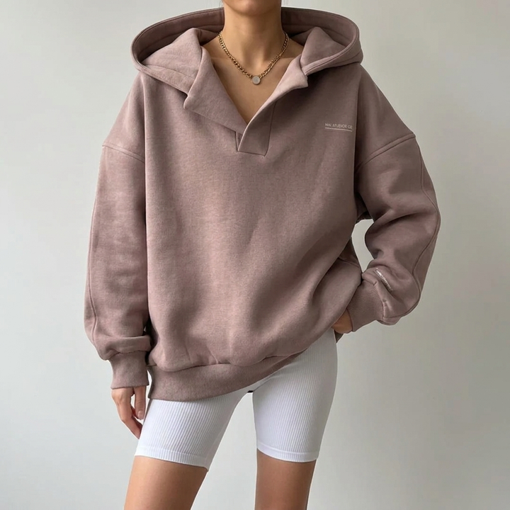 Damska bluza oversize z kapturem