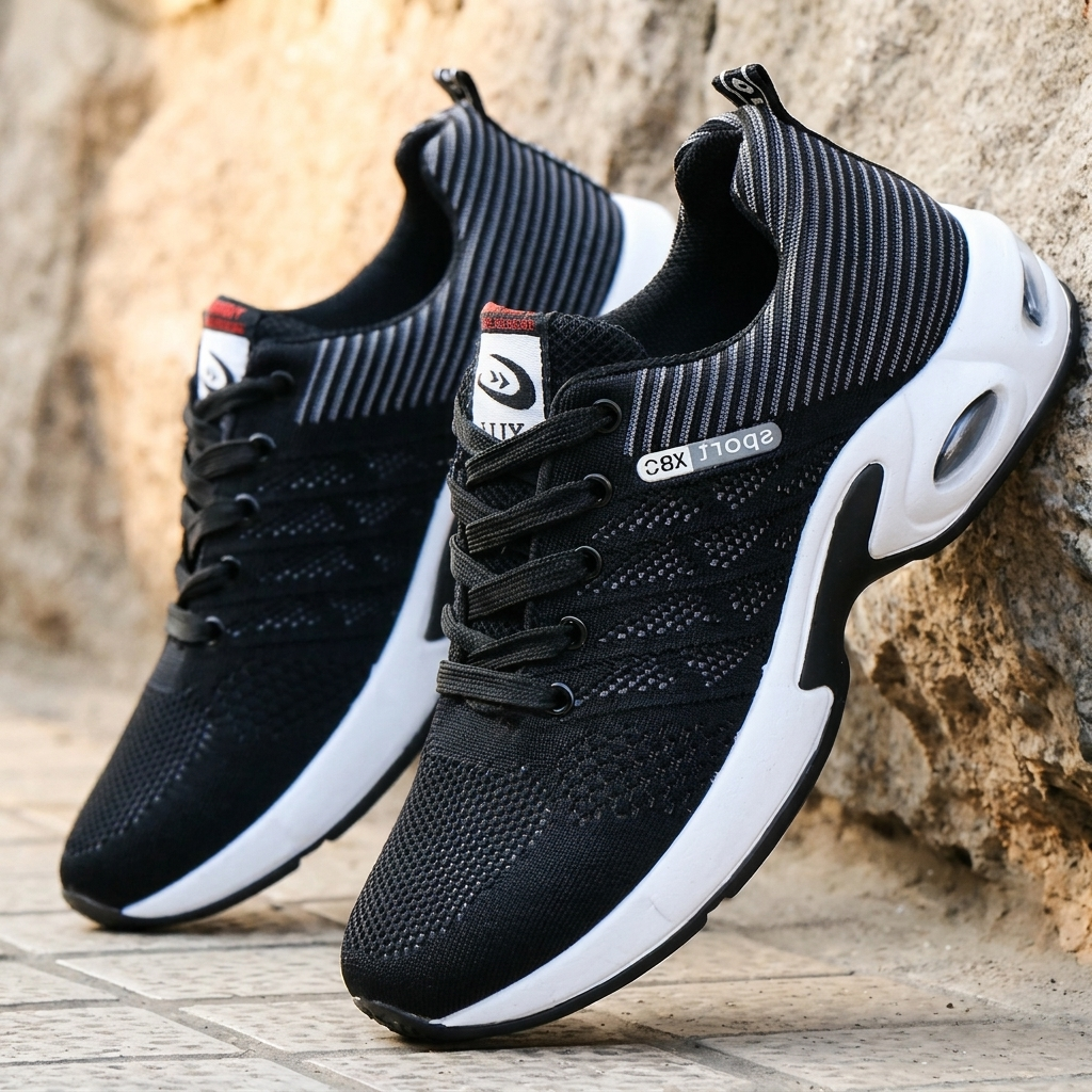 Męskie oddychające buty sportowe