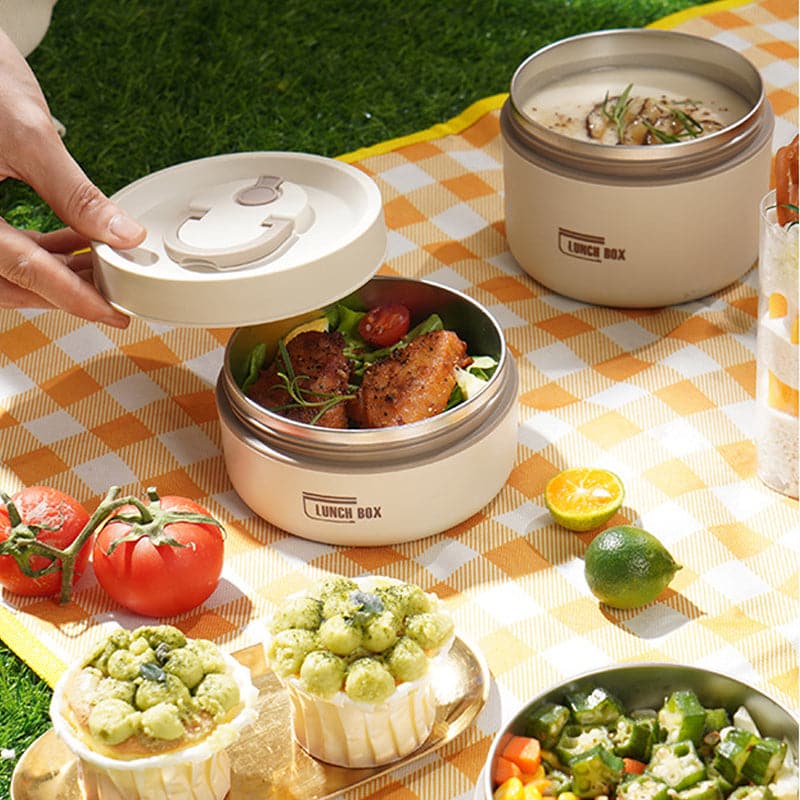 Termiczny lunchbox na ciepłe posiłki w drodze