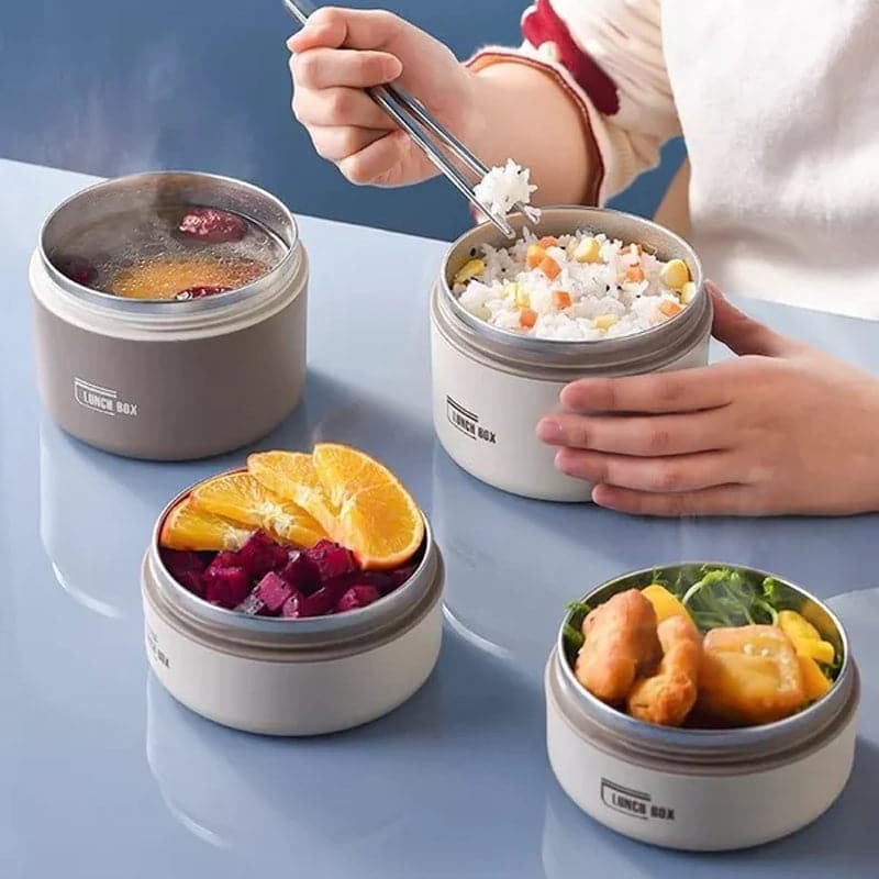 Termiczny lunchbox na ciepłe posiłki w drodze