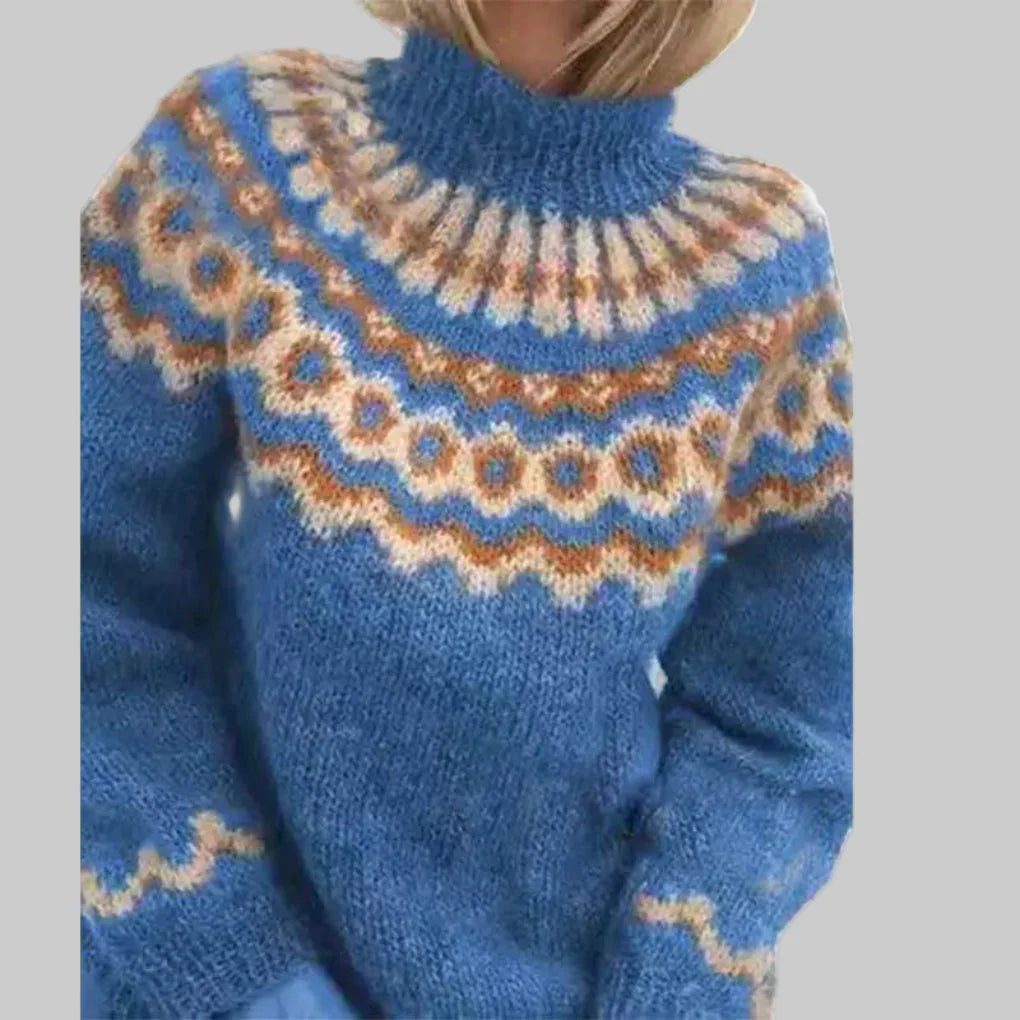 Damski sweter z dzianiny