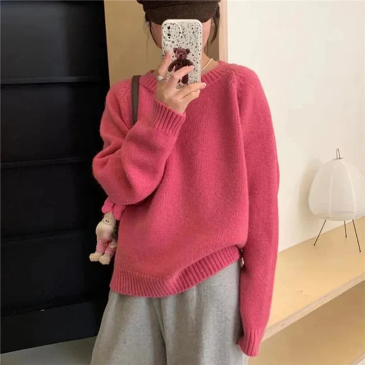 Damski pulower oversize