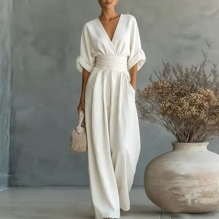 Georgina™ | Elegancki Kombinezon z Dekoltem V